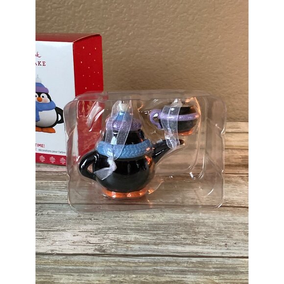 Set of 5 Hallmark Keepsake "Tea Time" Ornaments 2016 - 2020 NEW in Box - Picture 13 of 16